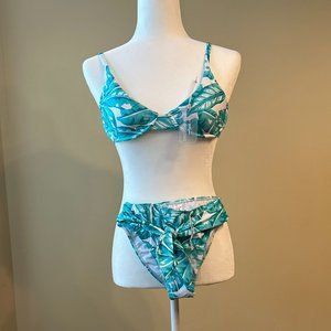 Blue Tropical Bikini